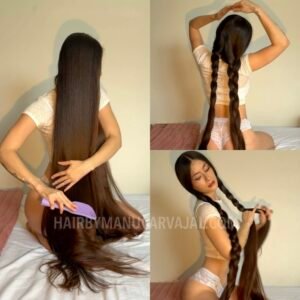 combing my hair in my favorite place, my room! ✨🌸